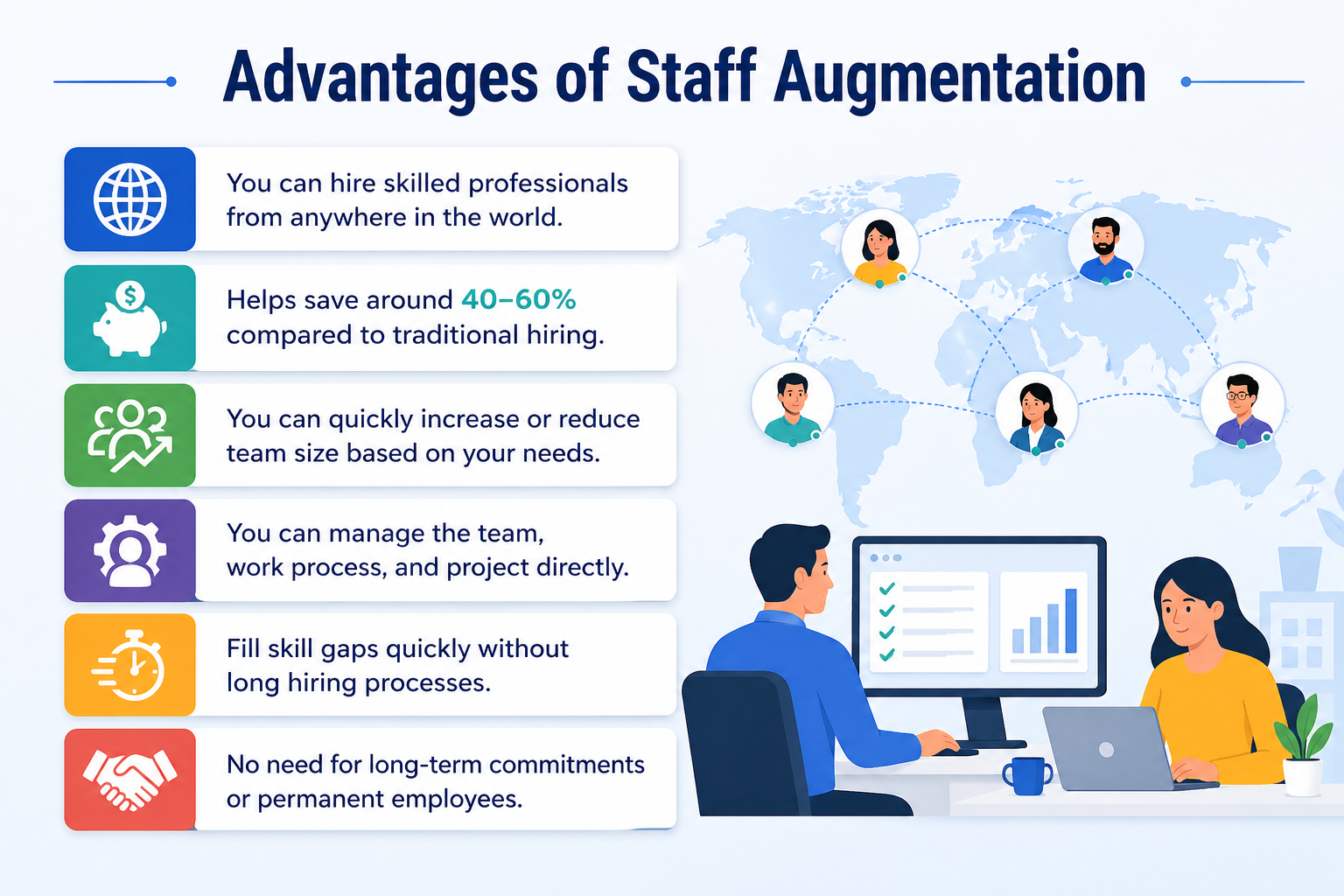 Advantages of Staff Augmentation