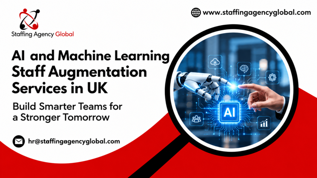AI and machine learning staff augmentation services for businesses seeking skilled AI and ML professionals